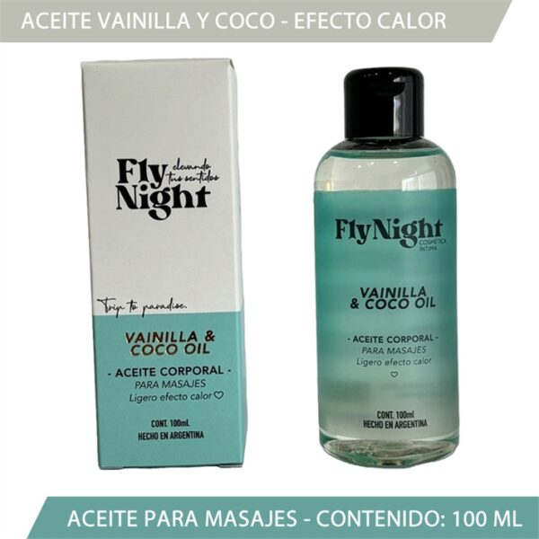 Aceite para masajes - Vainilla y Coco - Imagen 2