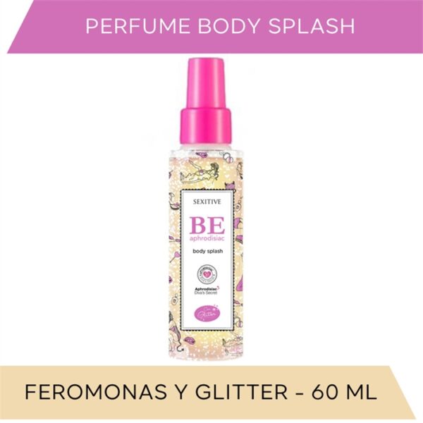 Body Splash con Feromonas y Glitter - Imagen 3