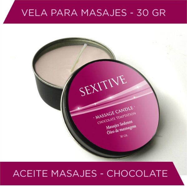 Vela para Masajes – Chocolate - Imagen 2
