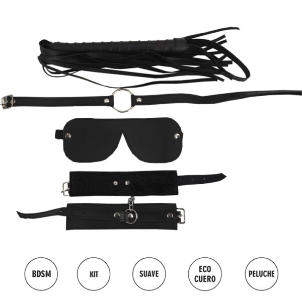 Kit BDSM negro
