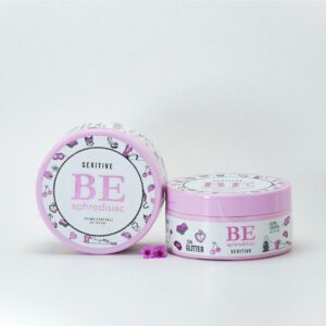 Crema corporal con glitter y feromonas