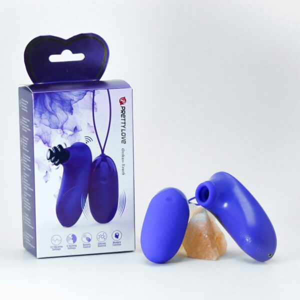 Kit bala y succionador- carga USB Pretty Love