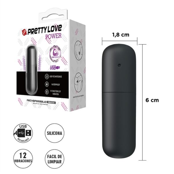 Mini bala potente con carga USB - Imagen 4