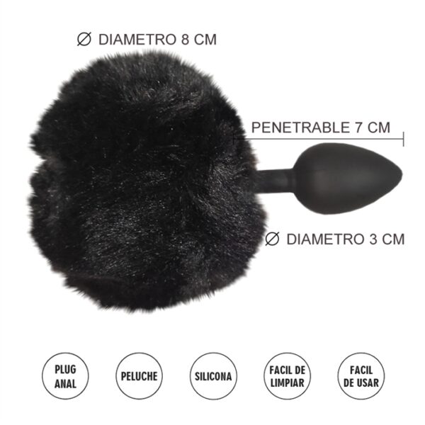 Plug anal de silicona talle S - Imagen 2